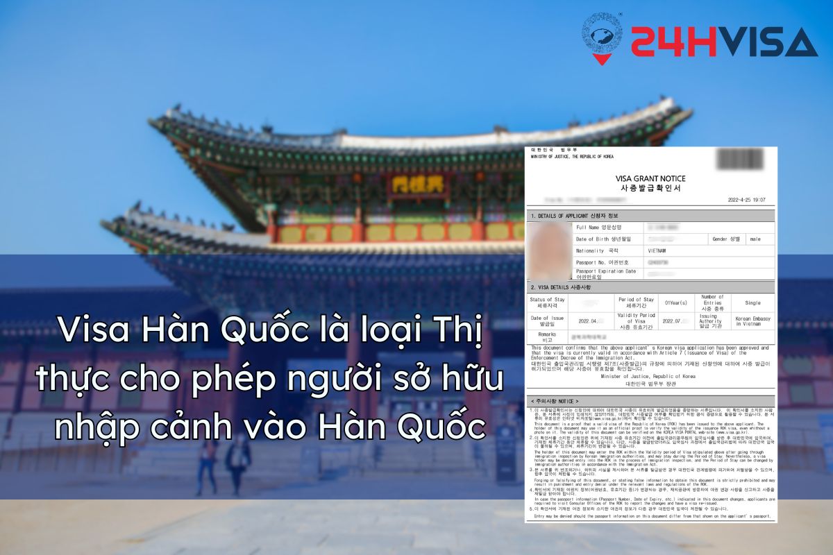 Visa Hàn Quốc là gì?