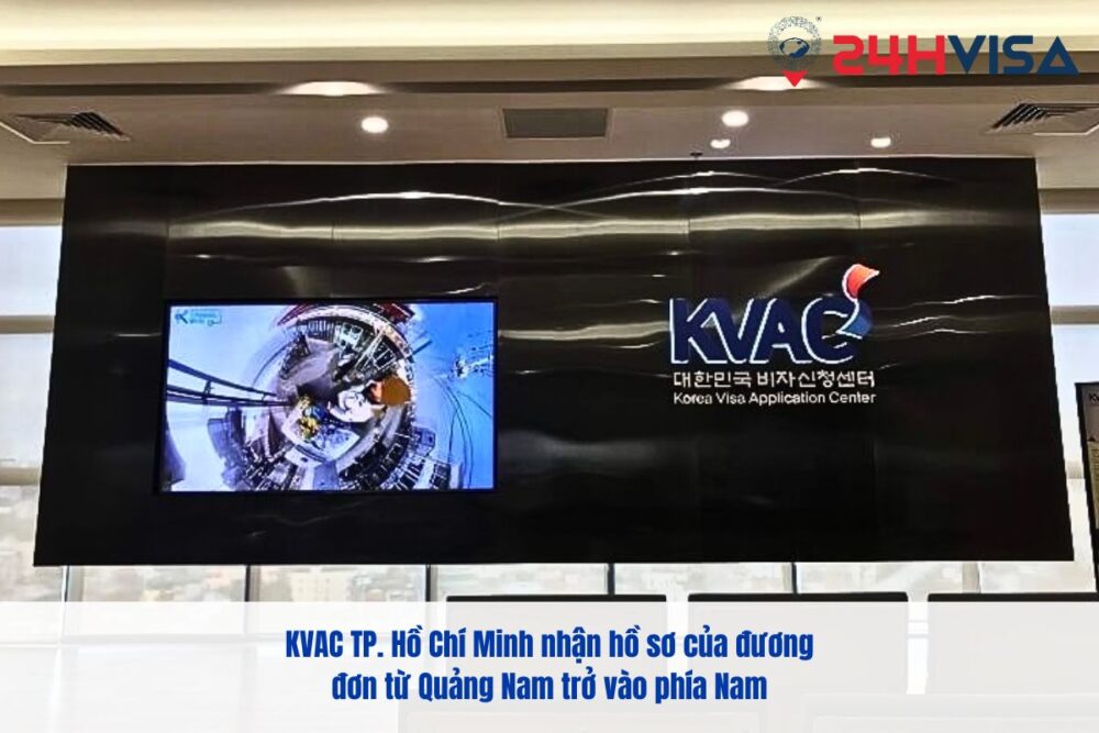 KVAC TP. HCM nhận hồ sơ của đương đơn từ Quảng Nam trở vào phía Nam