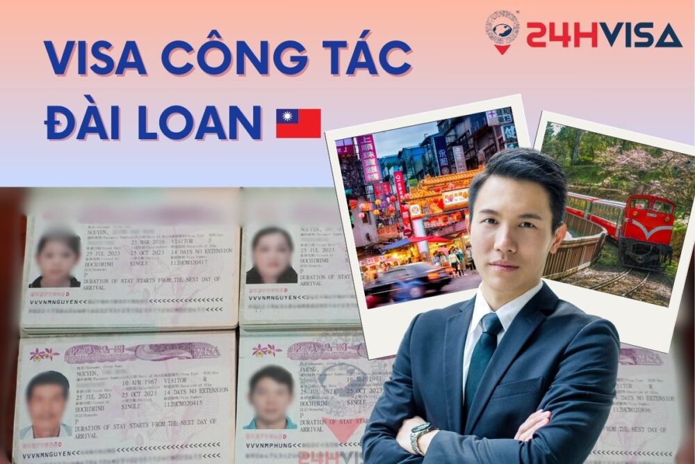 Visa công tác Đài Loan có thời hạn 90 ngày