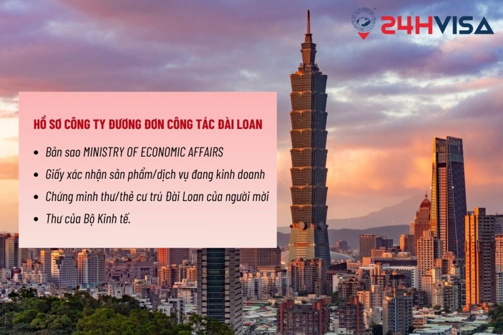 Đương đơn phải nộp giấy tờ cung cấp thông tin công ty tại Việt Nam và Đài Loan