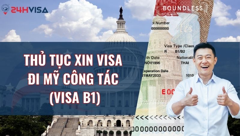 Thủ tục xin visa đi mỹ công tác