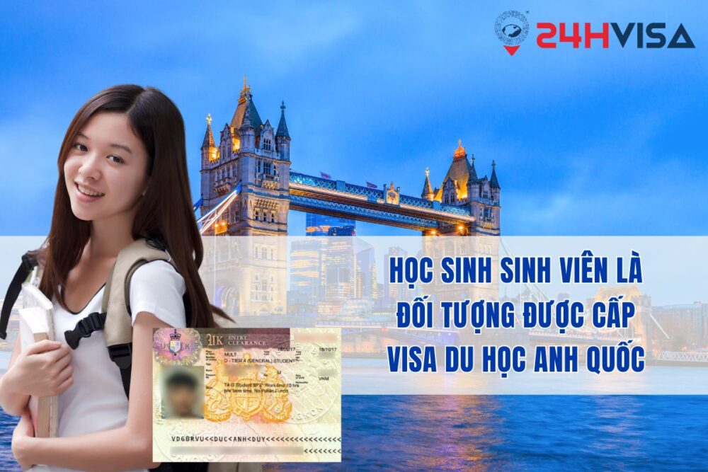 Học sinh sinh viên là đối tượng được cấp Visa du học Anh Quốc