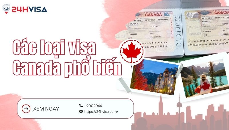 các loại visa Canada