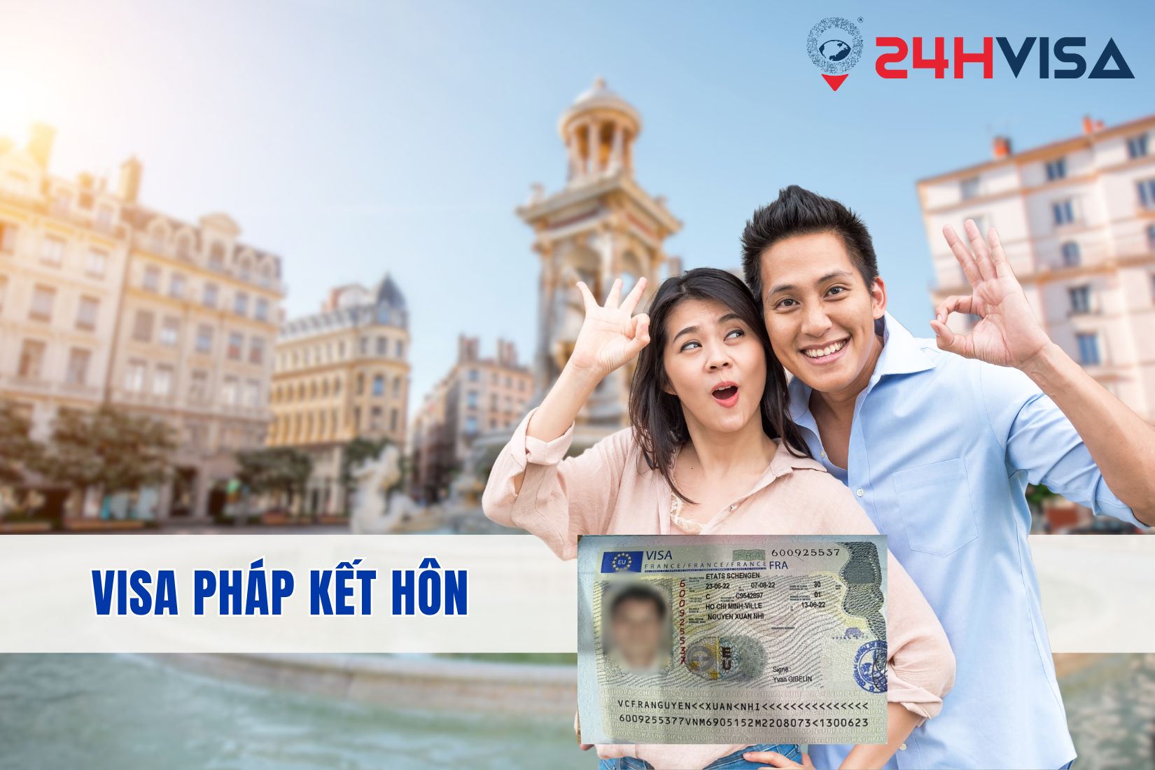 Visa Pháp kết hôn là một lựa chọn lý tưởng cho những ai muốn đoàn tụ với người thân tại Pháp