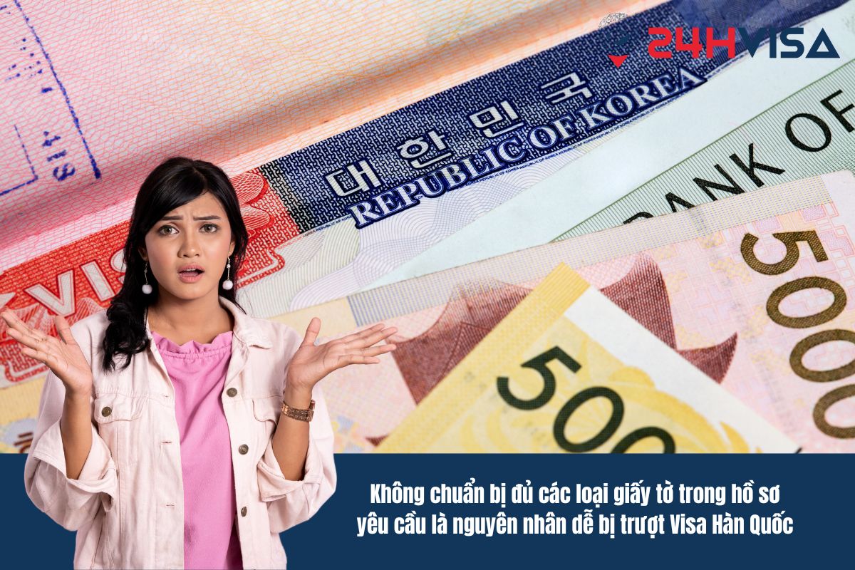 Lỗi trượt Visa Hàn Quốc