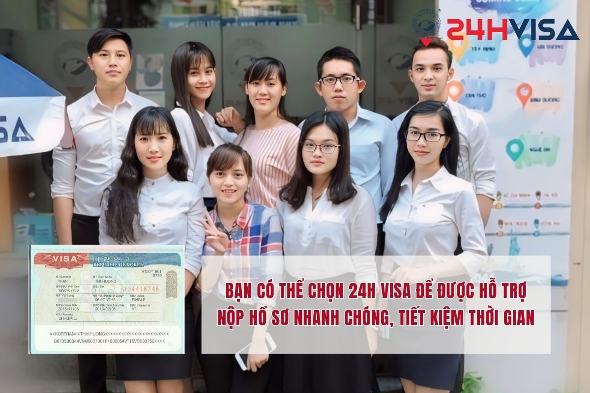 Bạn có thể chọn 24H Visa để được hỗ trợ nộp hồ sơ nhanh chóng, tiết kiệm thời gian