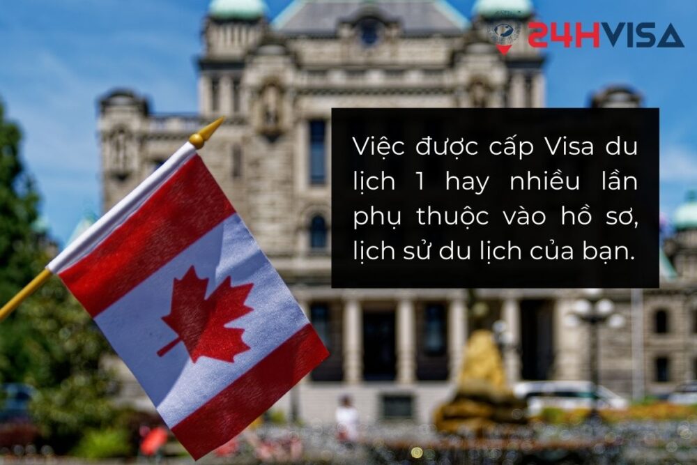 Bạn có thể nhận được Visa du lịch 1 lần hoặc nhiều lần tùy theo chất lượng hồ sơ