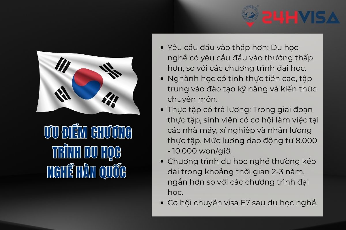 Những chương trình du học nghề Hàn Quốc Visa D4-6 là gì?