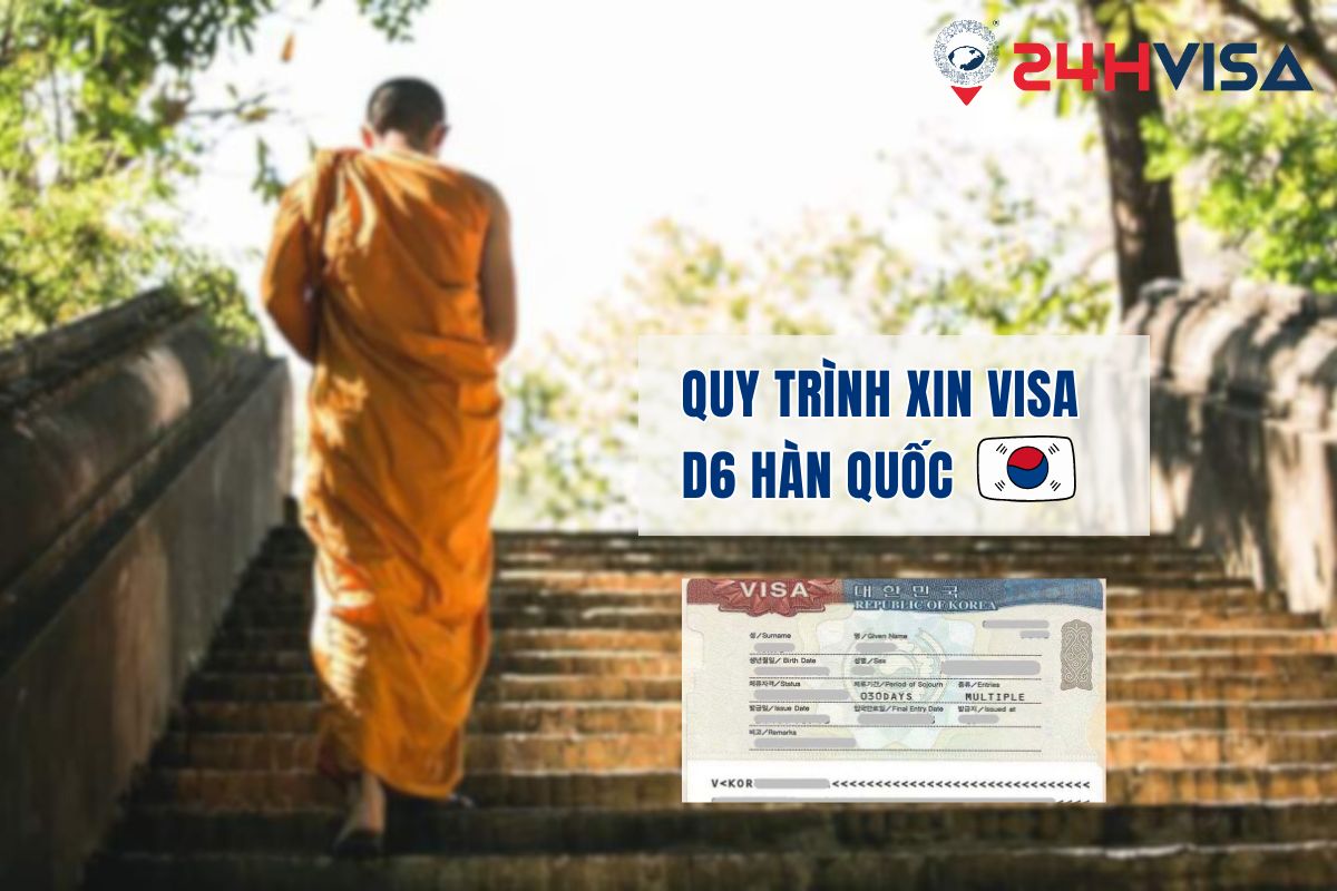 Quy trình xin Visa D6 Hàn Quốc