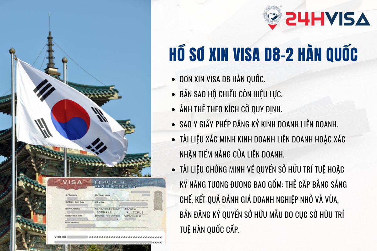 Giấy tờ cần thiết để xin Visa D8-2