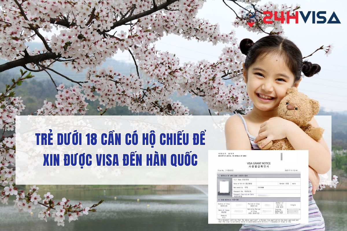 Visa Hàn Quốc cho bé