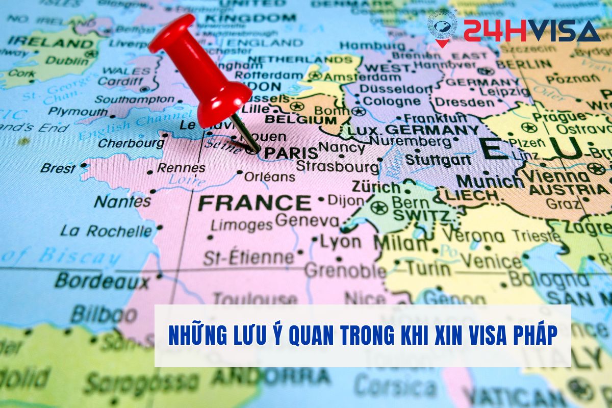 Ghi nhớ những lưu ý quan trọng trong khi xin hồ sơ làm visa Pháp