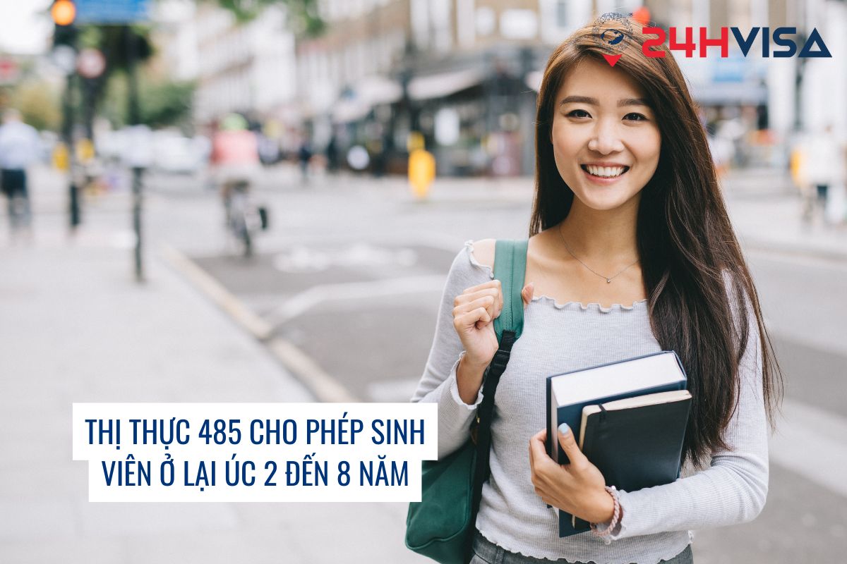 Thị thực 485 cho phép sinh viên ở lại Úc 2 đến 8 năm