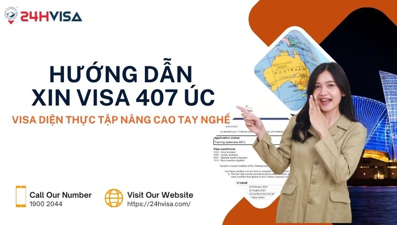 visa 407 úc diện thực tập