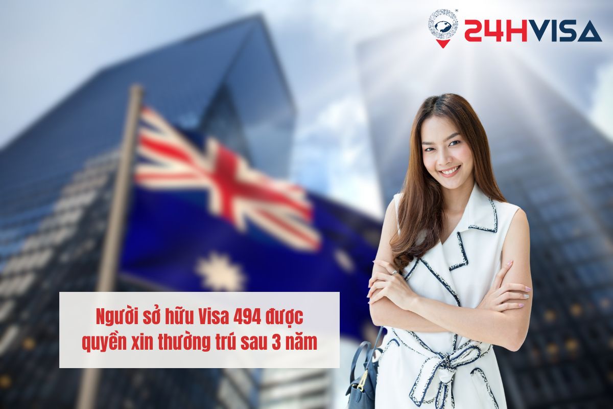 Người sở hữu Visa 494 được quyền xin thường trú sau 3 năm