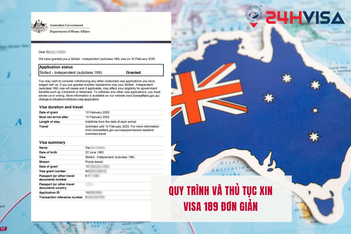 Quy trình xin Visa 189 trải qua nhiều bước