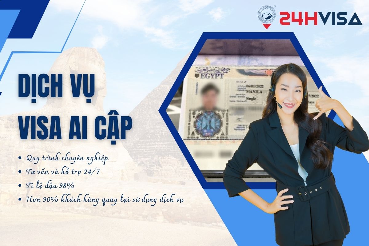 Dịch vụ làm Visa Ai Cập tại 24H Visa