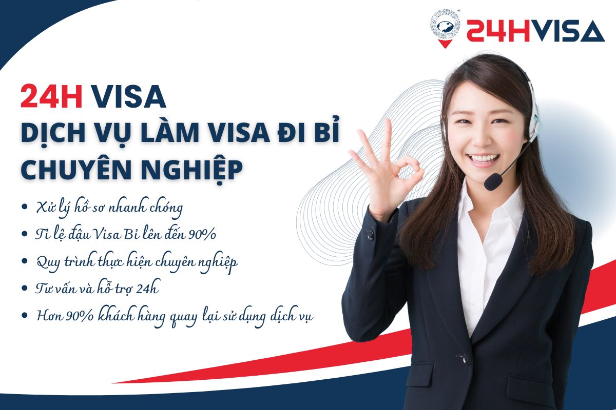 24H Visa cung cấp dịch vụ làm Visa đi Bỉ chuyên nghiệp, tận tâm