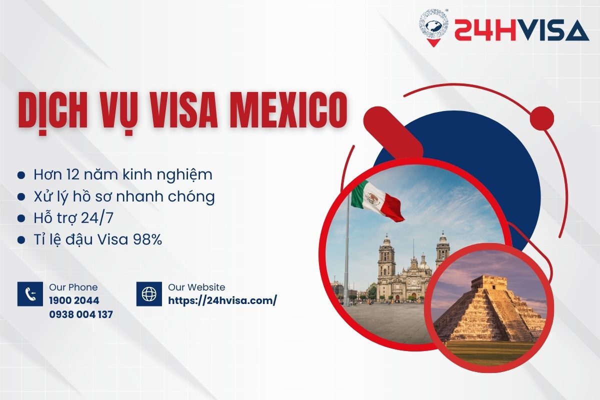 Dịch vụ làm Visa Mexico tại 24H Visa giúp khách hàng yên tâm về dịch vụ