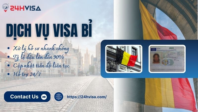 Dịch vụ làm Visa đi Bỉ uy tín, hiệu quả