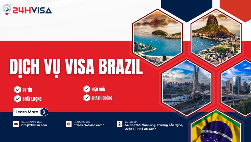 Dịch vụ Visa Brazil nhanh chóng, hiệu quả