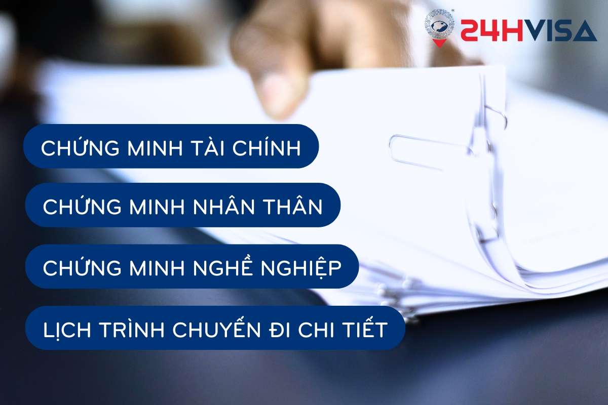 Danh sách hồ sơ xin Visa du lịch Hàn Quốc