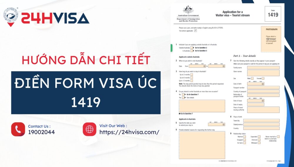 Hướng dẫn chi tiết cách điền form Visa Úc chính xác, chuyên nghiệp