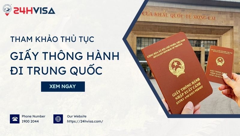 Tham khảo thủ tục cấp giấy thông hành đi Trung Quốc